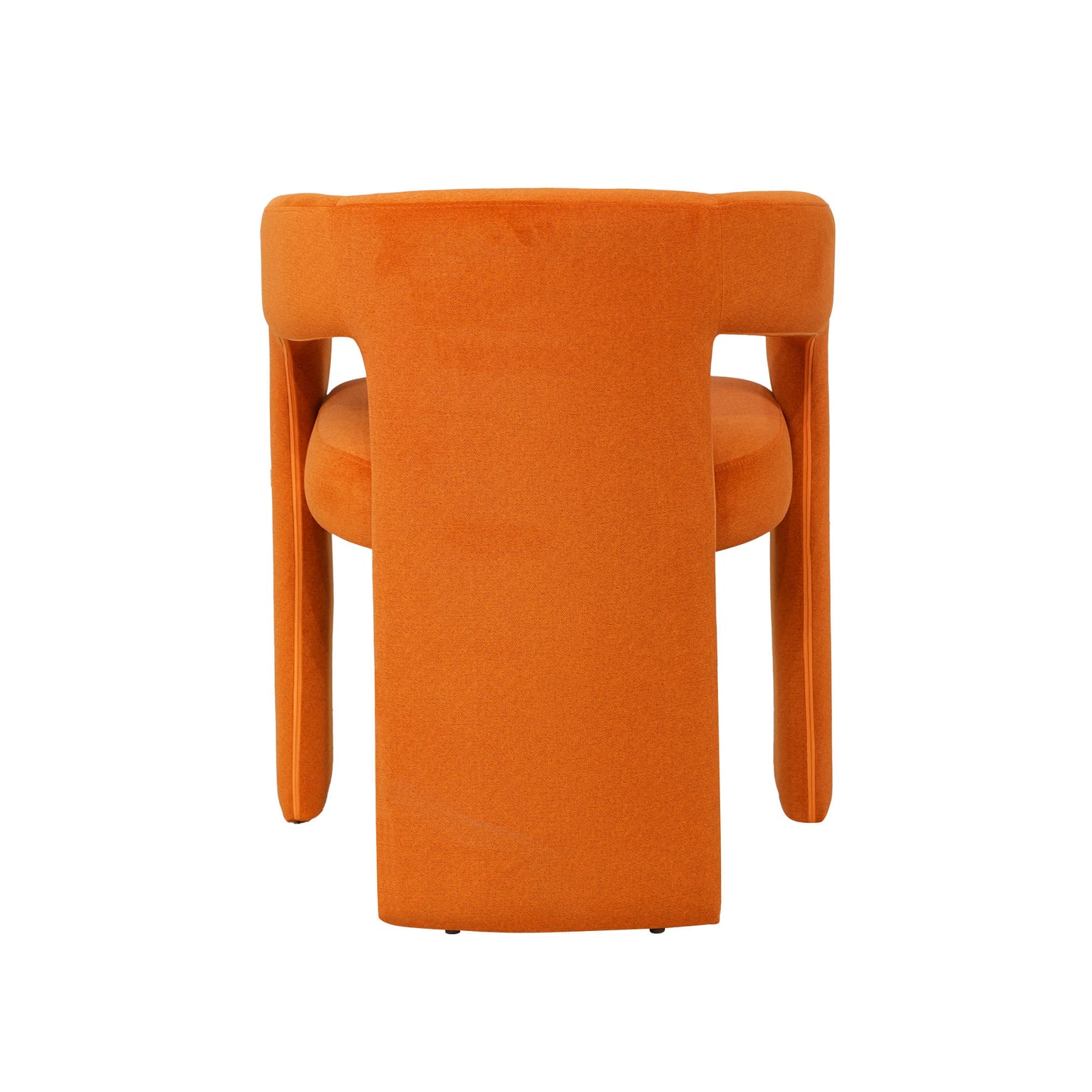 Saga F Series Comfortable Orange Velvet Fabric Dining Chair