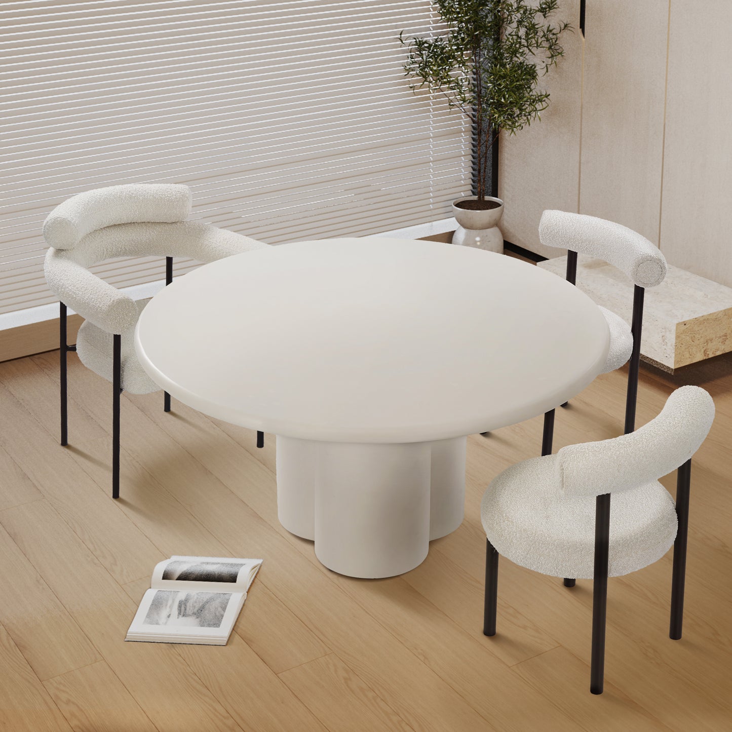 Fjord A Series Concrete Top Dining Table