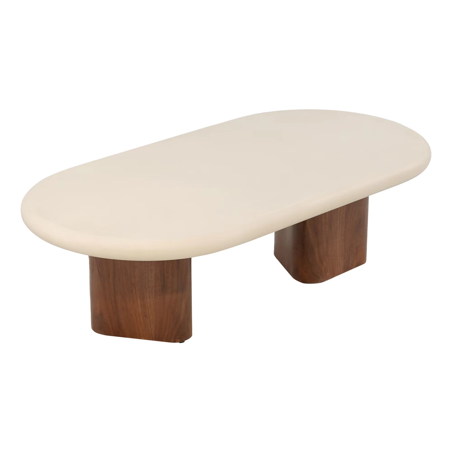 Lumi B Series Coffee Table with Concrete Finish