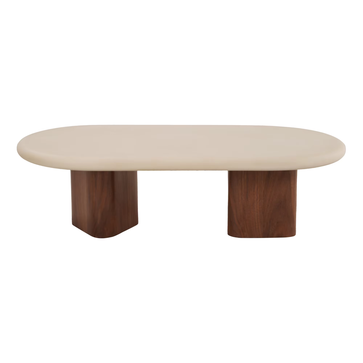Lumi B Series Coffee Table with Concrete Finish