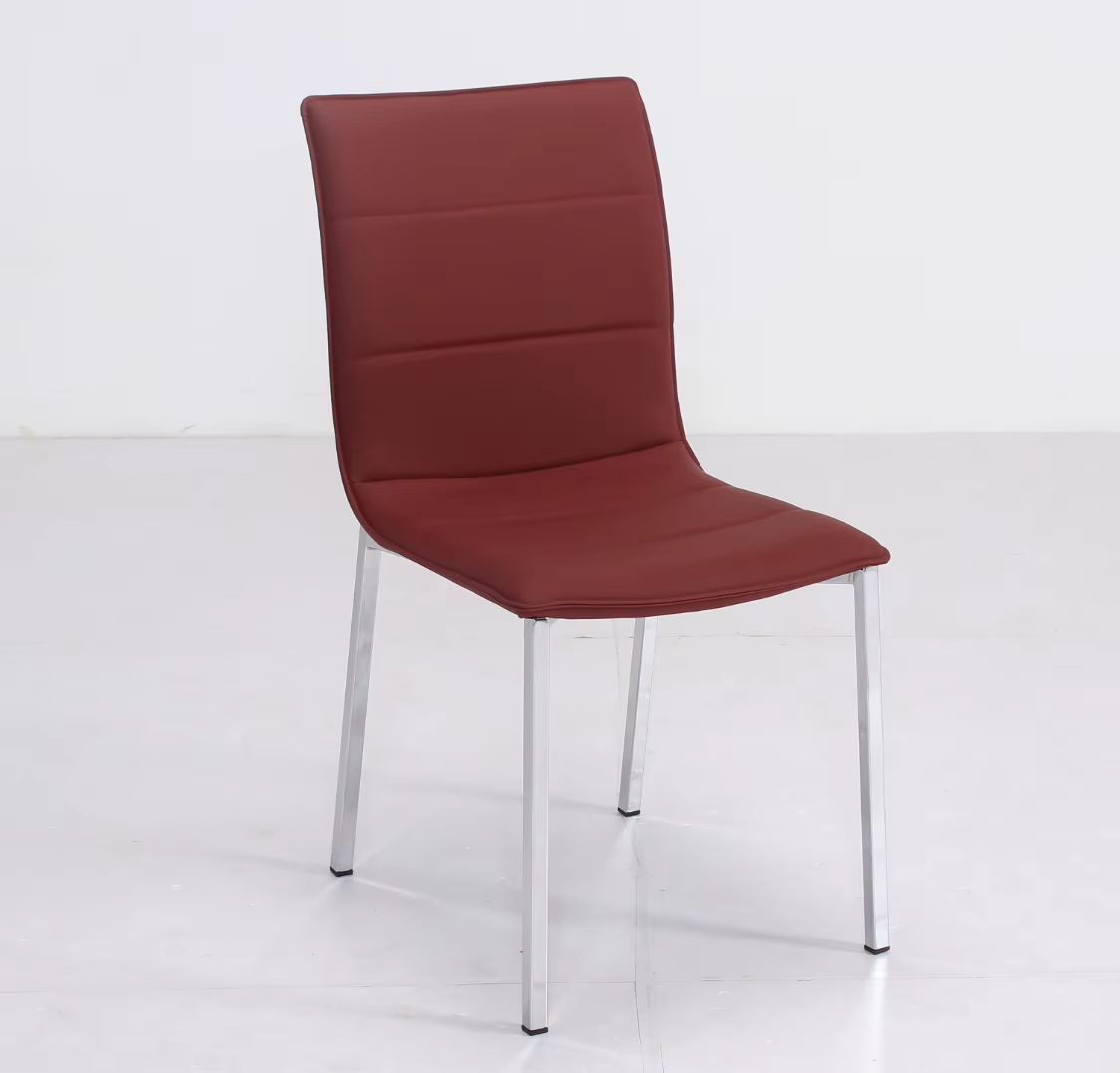 Saga A Series Dining Room Faux  Pu Leather Dining Chair