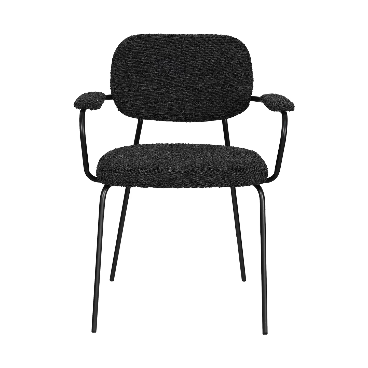 Saga D Series Velvet Dining Chair for Home Nordic French Style White Black
