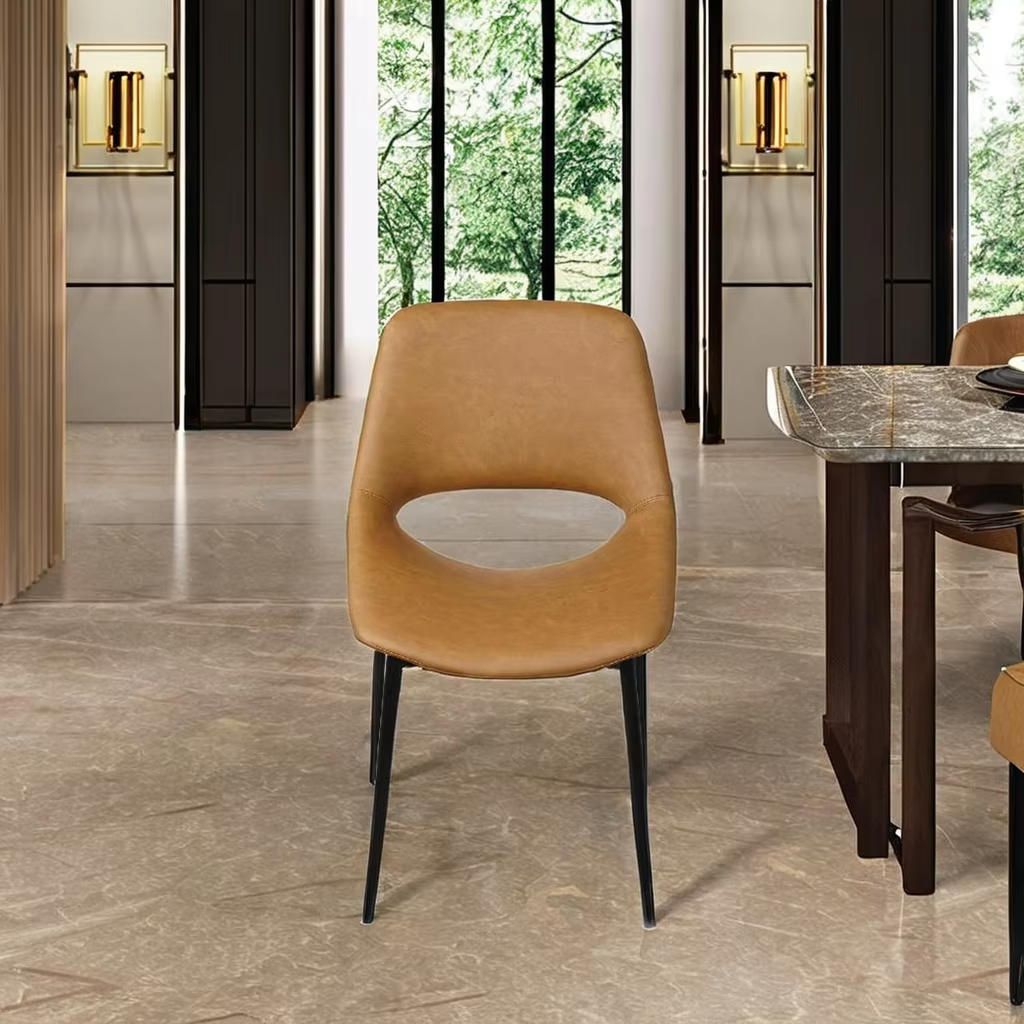 Nord B Series Fabric PU Leather Upholsterd Dining Chairs for Living Room