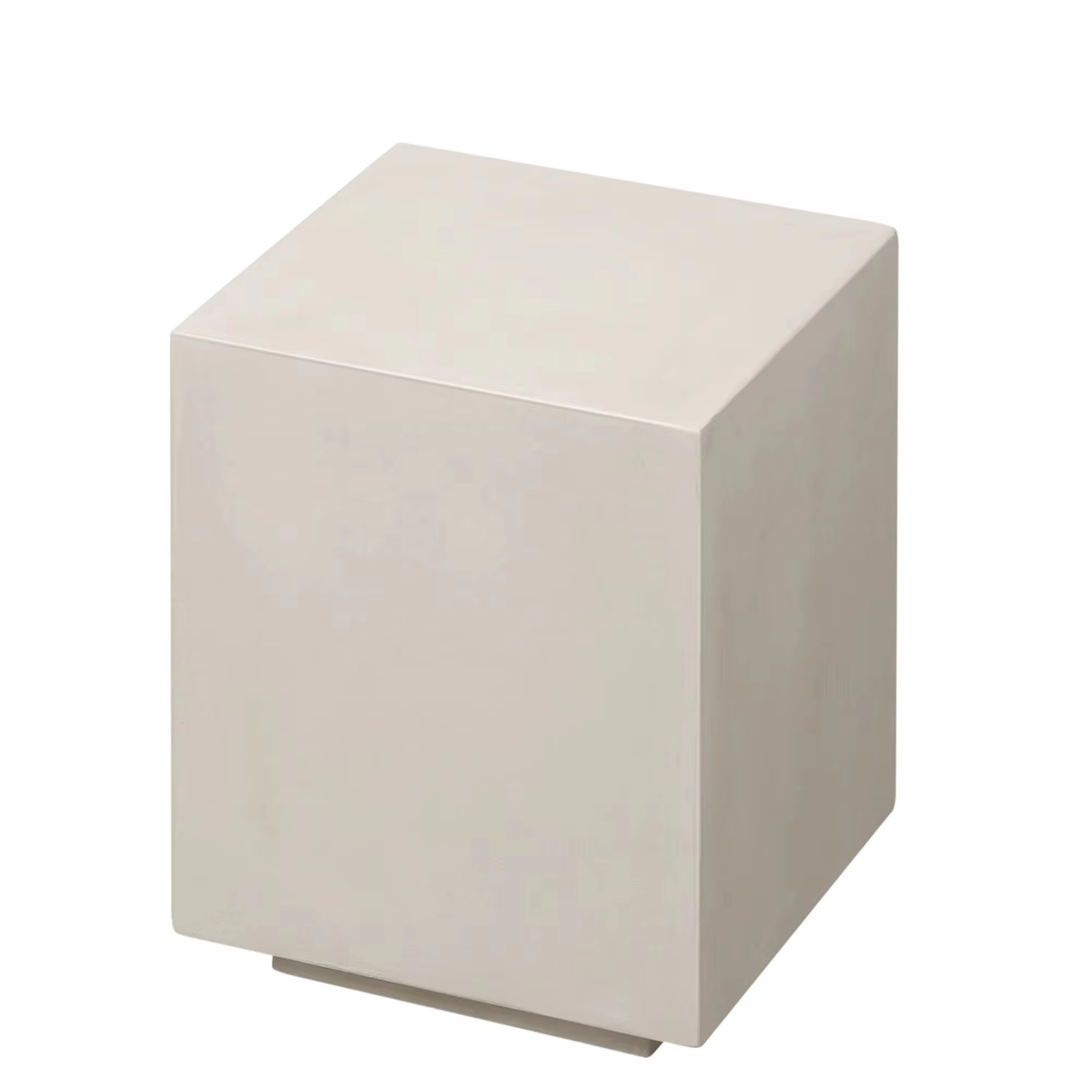 Lumi D Series Round Concrete Side Table