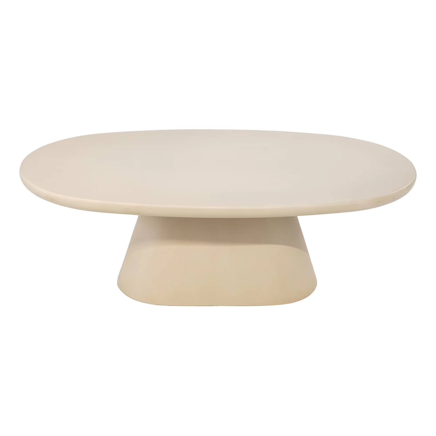 Aalto B Series Oval Cement Concrete Side Coffee Table
