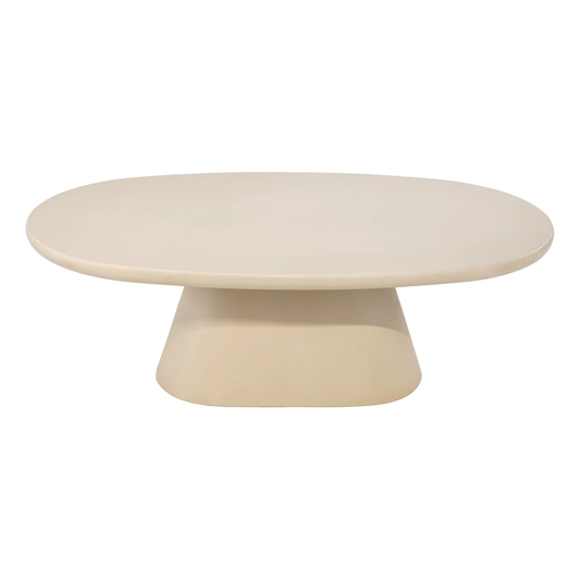 Aalto B Series Oval Cement Concrete Side Coffee Table