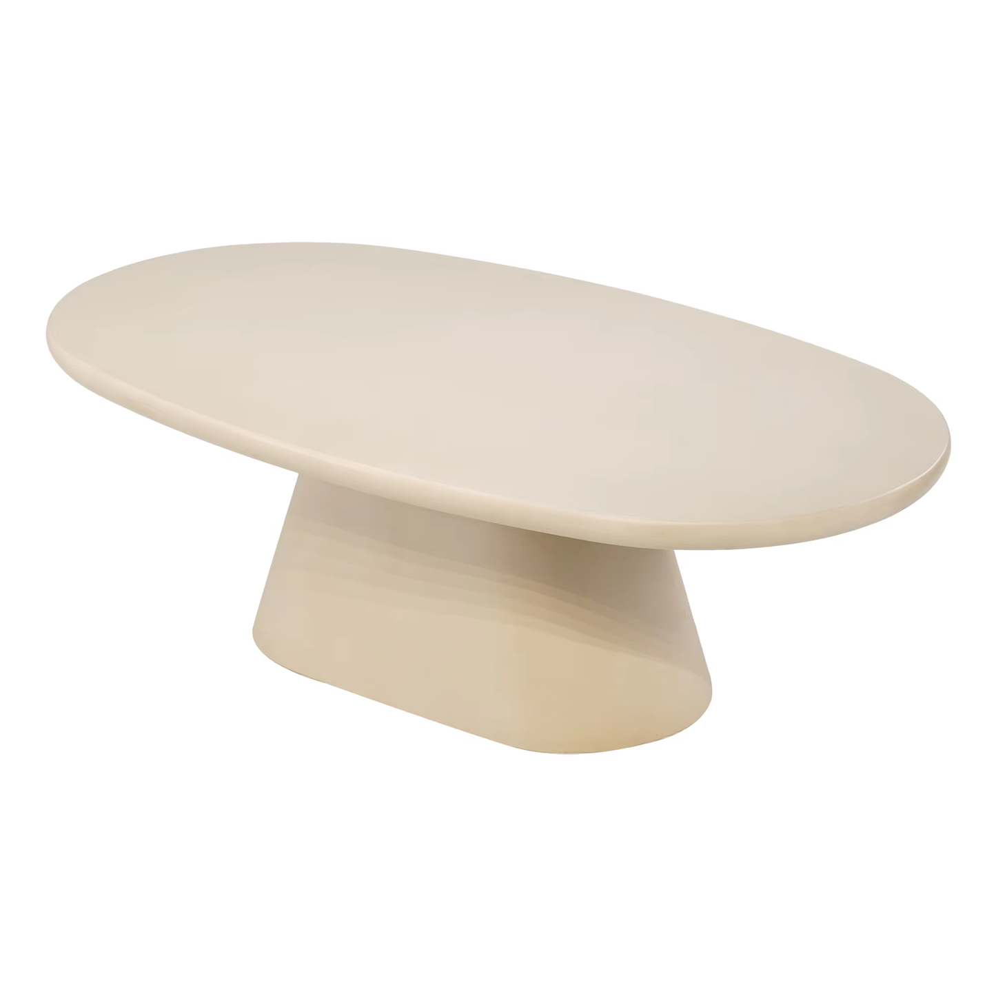 Aalto B Series Oval Cement Concrete Side Coffee Table