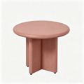 `KOSA T03 Round Coffee Table-Cross Base Design`