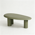 KOSA T18 Sage Green Coffee Table with 3 Cylindrical Legs