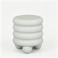 `KOSA T05 Stacked Ring Side Table-Cream White`