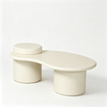 `KOSA T09 Irregular Cloud Coffee Table with Nested Stool`