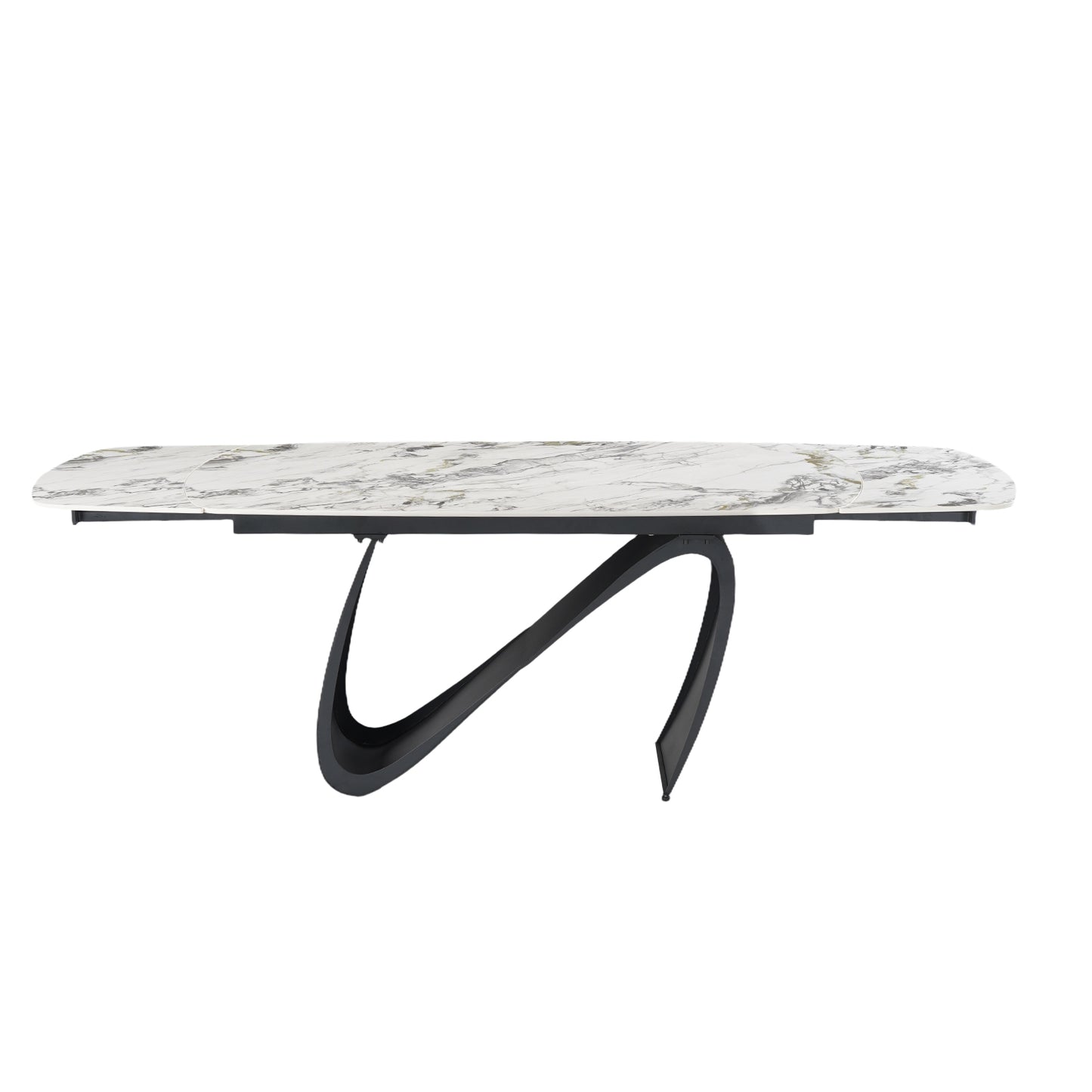 Nord H Series Dining Table Elegant Rectangle Design Extendable Made