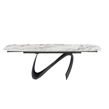 Nord H Series Dining Table Elegant Rectangle Design Extendable Made