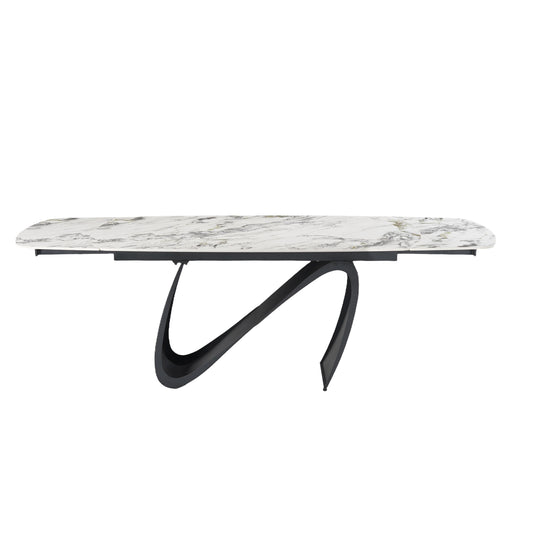 Nord H Series Dining Table Elegant Rectangle Design Extendable Made
