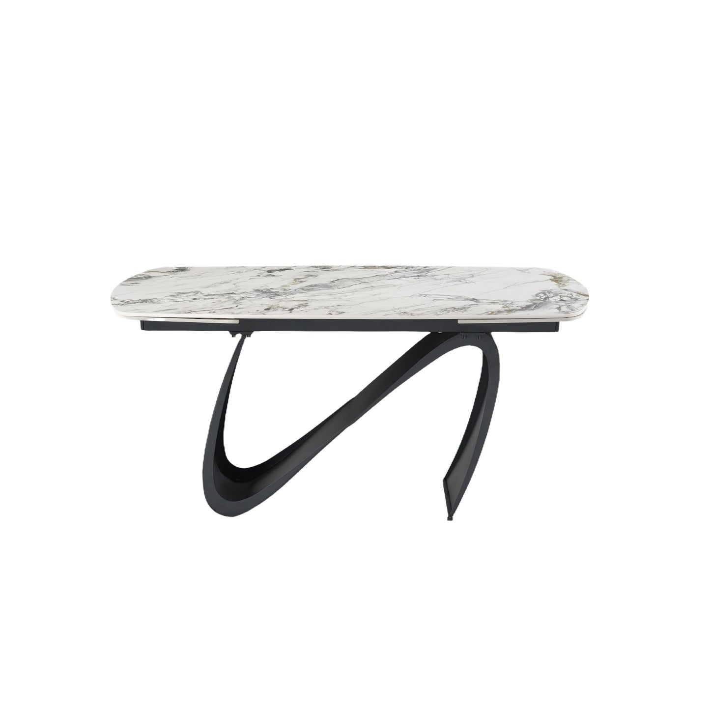 Nord H Series Dining Table Elegant Rectangle Design Extendable Made