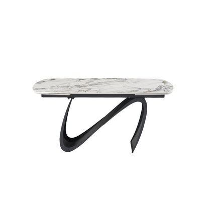 Nord H Series Dining Table Elegant Rectangle Design Extendable Made