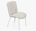 `Saga A4 Off-White High-Back Boucle Chair-Nordic Minimalist`