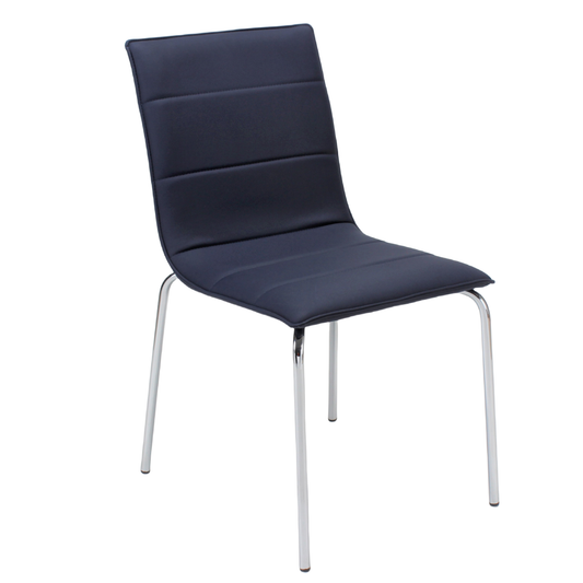 Saga A Series Dining Room Faux  Pu Leather Dining Chair