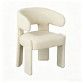 `KOSA 08 Chunky Arm Chair-Off-White Boucle`