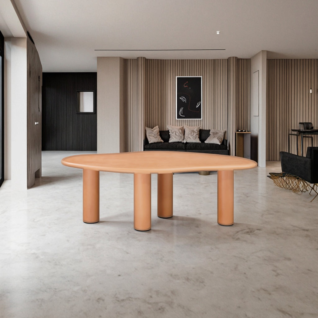 Nord E Series 2025 New Model Concrete Burnstone European Dining Table